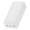 Baseus Bipow powerbank z szybkim ładowaniem 30000mAh 20W biały (Overseas Edition) + kabel USB-A - Micro USB 0.25m biały (PPBD050