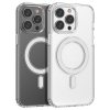 Etui magnetyczne Clear Magnetic Case z MagSafe do iPhone 14 Pro Max ze srebrnym ringiem - przezroczyste