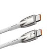 Baseus Glimmer Series kabel do szybkiego ładowania USB-C 480Mb/s PD 100W 2m biały