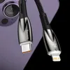 Baseus Glimmer Series kabel do szybkiego ładowania USB-C 480Mb/s PD 100W 2m biały