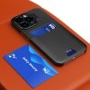 Leather Stand Case etui do iPhone 14 Pro pokrowiec portfel na kartę z podstawką czarne