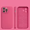 Silicone case etui Samsung Galaxy A14 5G / Galaxy A14 silikonowy pokrowiec różowe