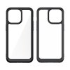 Wzmocnione etui z elastyczną ramką do iPhone 15 Pro Max Outer Space - czerwone