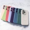 Silikonowe magnetyczne etui iPhone 14 Plus Silicone Case Magsafe - szaroniebieskie