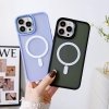 Magnetyczne etui z MagSafe Color Matte Case do iPhone 15 - burgundowe