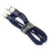 Kabel Baseus Cafule USB-A / Lightning 2.4A QC 3.0 1 m - niebiesko-złoty