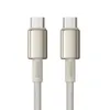 Kabel Baseus Tungsten Gold USB-C / USB-C 100W 1m - złoty