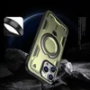 Etui Hybrid Armor Trendy z MagSafe na iPhone 16 Pro Max - zielone