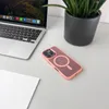 Etui Wozinsky Fashion Case z MagSafe na Samsung Galaxy S24 FE - różowe