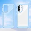 Etui Outer Space Case do Samsung Galaxy A56 pokrowiec z elastyczną ramką - niebieskie