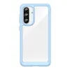 Etui Outer Space Case do Samsung Galaxy A36 pokrowiec z elastyczną ramką  - niebieskie
