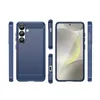 Etui silikonowe Carbon Case na iPhone 16e - niebieskie