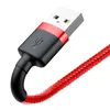 Kabel Baseus Cafule USB-A / Lightning 2A QC 3.0 3 m - czerwony