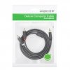 Ugreen kabel przewód audio 3,5 mm mini jack (żeński) - 2RCA (męski) 25 cm szary (AV102 10561)