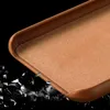 ECO Leather skórzane etui pokrowiec ze skóry ekologicznej iPhone 12 Pro Max granatowy