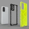 Honeycomb etui pancerny pokrowiec z żelową ramką Samsung Galaxy A72 4G przezroczysty