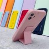 Wozinsky Kickstand Case silikonowe etui z podstawką iPhone 12 Pro Max różowe