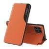 Eco Leather View Case elegancki futerał etui z klapką i funkcją podstawki Samsung Galaxy A22 4G pomarańczowy