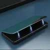 Eco Leather View Case elegancki futerał etui z klapką i funkcją podstawki Samsung Galaxy A22 4G fioletowy