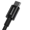Kabel Baseus CATYS-B01 USB-C - USB-C PD QC FCP 100W 5A 480Mb/s 1m - czarny