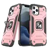 Wozinsky Ring Armor pancerne hybrydowe etui pokrowiec + magnetyczny uchwyt iPhone 13 Pro różowy