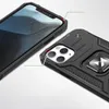 Wozinsky Ring Armor pancerne hybrydowe etui pokrowiec + magnetyczny uchwyt iPhone 13 Pro czarny