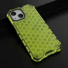 Honeycomb etui pancerny pokrowiec z żelową ramką iPhone 13 mini zielony