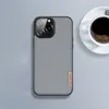 Dux Ducis Fino etui pokrowiec pokryty nylonowym materiałem iPhone 13 Pro Max szary