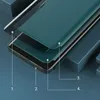 Eco Leather View Case elegancki futerał etui z klapką i funkcją podstawki iPhone 13 mini czerwony