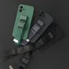 Rope case żelowe etui ze smyczą łańcuszkiem torebka smycz iPhone 13 mini granatowy