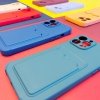 Card Armor Case etui pokrowiec do Xiaomi Redmi Note 10 / Redmi Note 10S portfel na kartę silikonowe pancerne etui Air Bag malino
