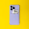 Card Armor Case etui pokrowiec do Samsung Galaxy A32 4G portfel na kartę silikonowe pancerne etui Air Bag pomarańczowy