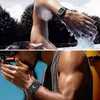 Pasek z etui ochronnym Protect Strap Band do Apple Watch 38 / 40 / 41 mm opaska obudowa pancerna - czarny, różowe złoto