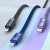 Baseus Crystal Shine Series kabel przewód USB do szybkiego ładowania i transferu danych USB Typ A - Lightning 2,4A 1,2m niebiesk