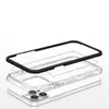 Clear 3in1 etui do iPhone 13 Pro żelowy pokrowiec z ramką czarny