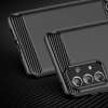 Carbon Case elastyczne etui pokrowiec Samsung Galaxy A73 czarny