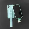 Rope Case silikonowe etui ze smyczą torebka smycz pasek do Xiaomi Redmi Note 11 Pro granatowy