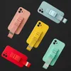 Rope Case silikonowe etui ze smyczą torebka smycz pasek do Samsung Galaxy A23 czarny