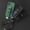 Rope Case silikonowe etui ze smyczą torebka smycz pasek do Samsung Galaxy A13 5G czerwony