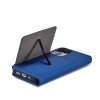 Magnet Card Case etui do Samsung Galaxy S22 Ultra pokrowiec portfel na karty kartę podstawka niebieski