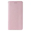 Magnet Strap Case etui do Samsung Galaxy S22 Ultra pokrowiec portfel + mini smycz zawieszka różowy