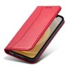 Magnet Fancy Case etui do iPhone 12 Pro Max pokrowiec portfel na karty kartę podstawka czerwony