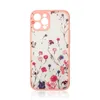 Design Case etui do Samsung Galaxy A12 5G pokrowiec w kwiaty różowy