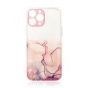 Marble Case etui do Samsung Galaxy A12 5G żelowy pokrowiec marmur różowy