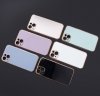 Fashion Case etui do iPhone 13 Pro żelowy pokrowiec ze złotą ramką czerwony