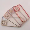 Fashion Case etui do Xiaomi Redmi Note 11 Pro żelowy pokrowiec ze złotą ramką biały