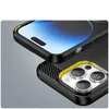 Carbon Case etui iPhone 14 Pro Max elastyczny żelowy pokrowiec na tył plecki czarny