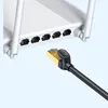 Baseus Speed Seven szybki kabel sieciowy RJ45 10Gbps 1m czarny (WKJS010101)