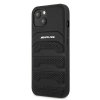 AMG AMHCP13SGSEBK iPhone 13 mini 5,4 czarny/black hardcase Leather Debossed Lines