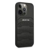 AMG AMHCP13LGSEBK iPhone 13 Pro / 13 6,1 czarny/black hardcase Leather Debossed Lines
